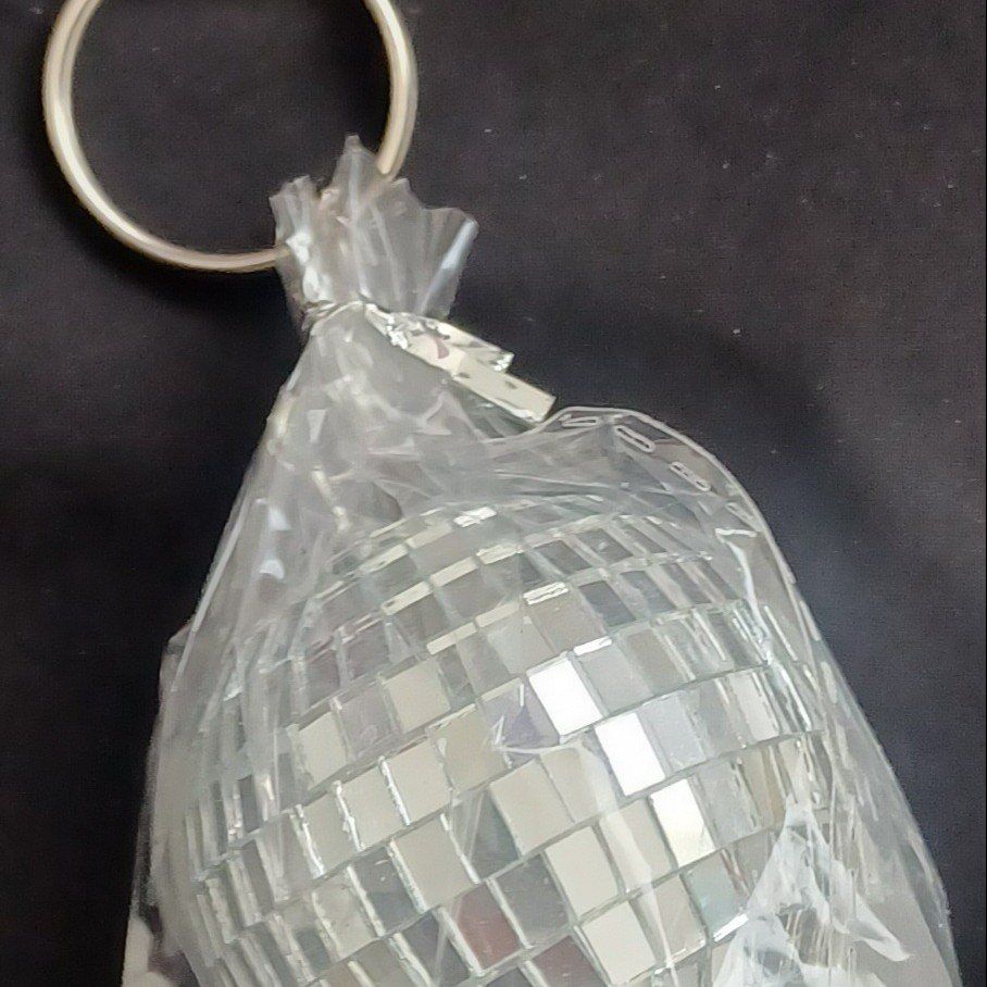 NEW WITH TAG ! MIRROR BALL KEY CHAIN!!!!