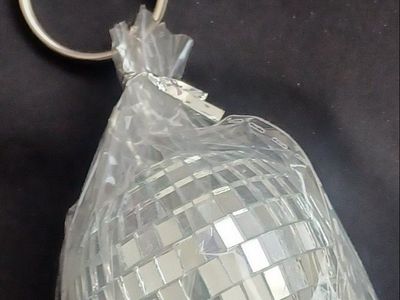 NEW WITH TAG ! MIRROR BALL KEY CHAIN!!!!