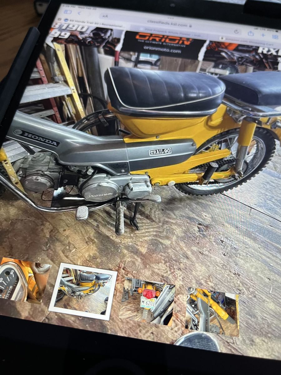 1969 Honda CT Trail 90.