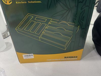 Calmbee Bamboo Food Storage Bags Organizer Kitchen Solutions