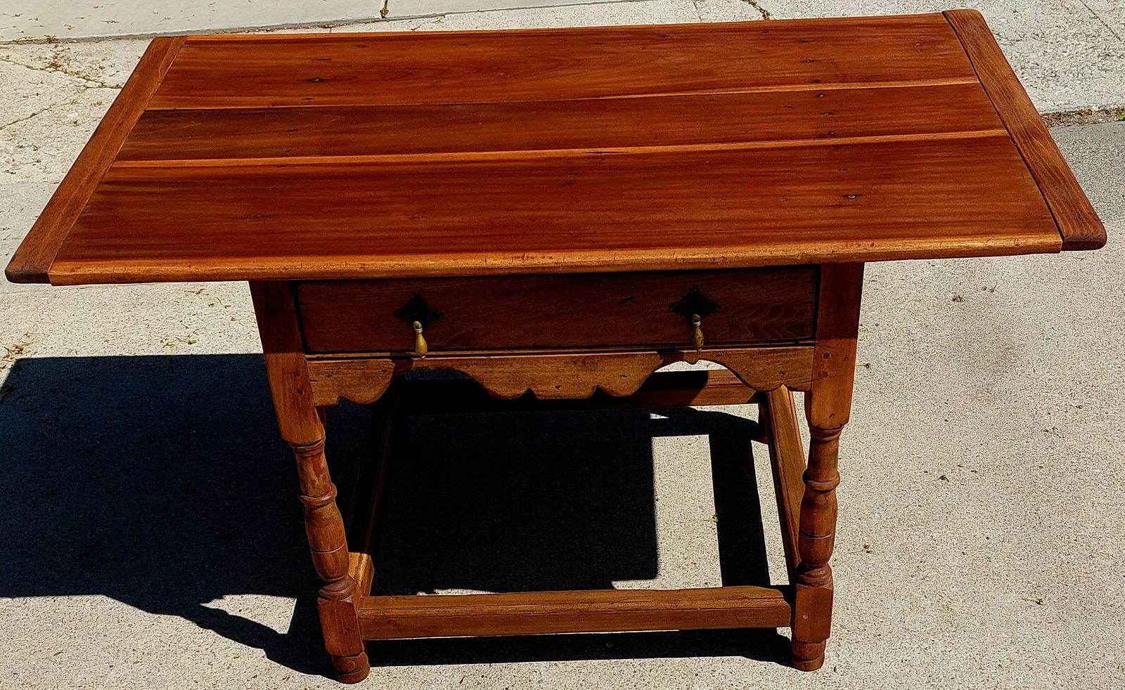 Antique Tavern/Pub Table With Drawer