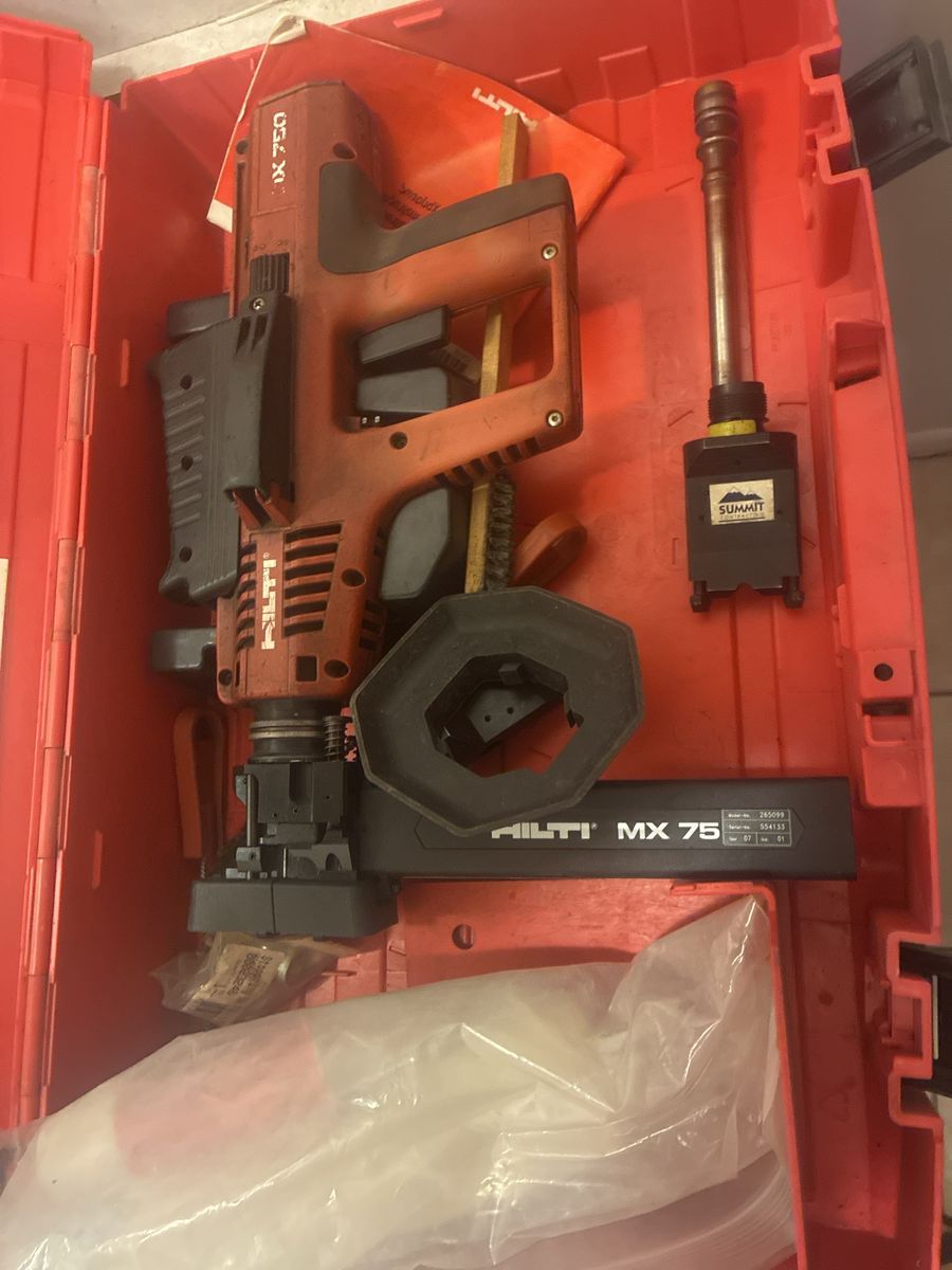 Hilti DX 2 MX 75 Powder-Actuated Fastening Tool Kit in Case