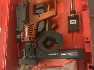 Hilti DX 2 MX 75 Powder-Actuated Fastening Tool Kit in Case
