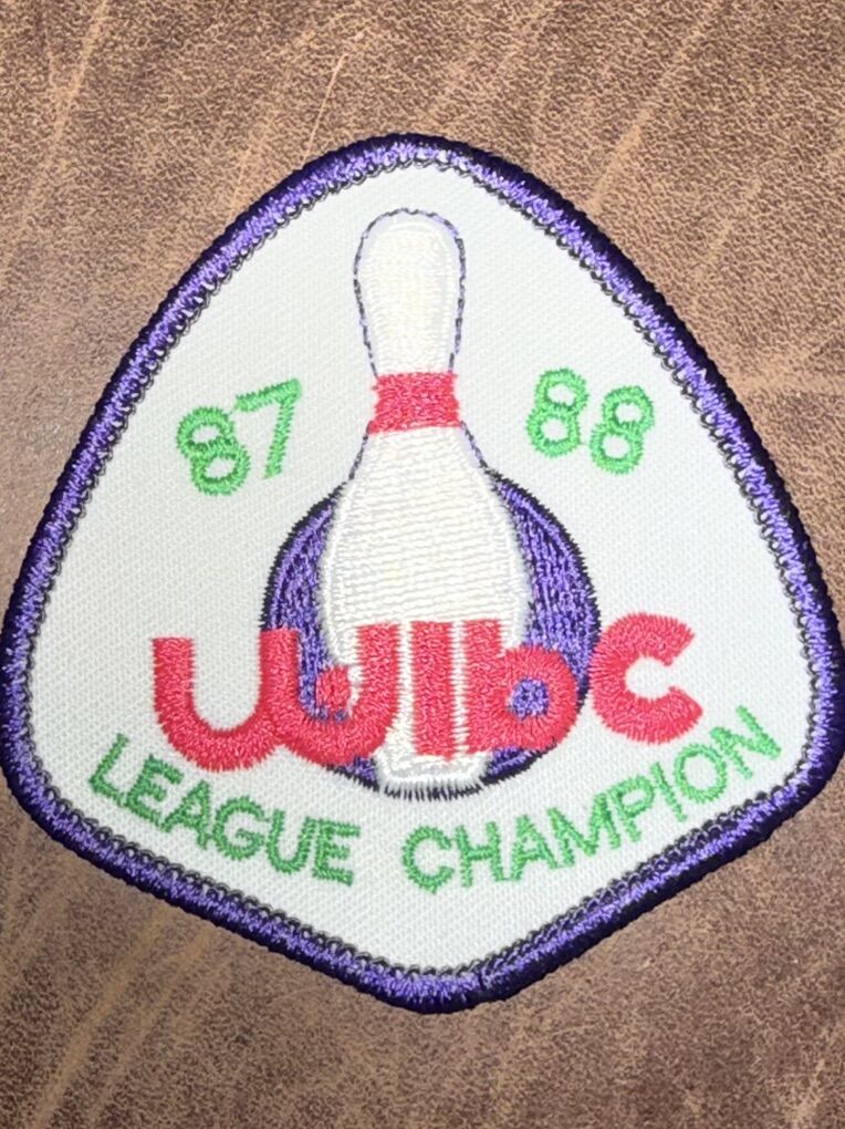 Collectors bowling patch.
