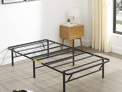 Foldable Metal Platform Bed Frame