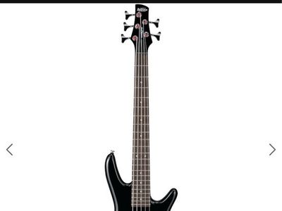 Ibanez SR Series 5-String Bass Guitar - Black