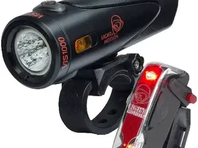 Light & Motion Power Combo, Vis 1000 + Vis 180 Pro Power Bike Lights