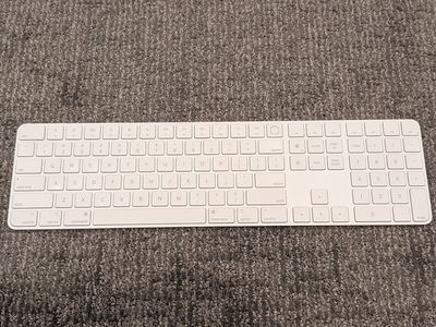 Apple Magic Keyboard with Touch ID and Numeric Keypad (Model A2520) - Used, working condition