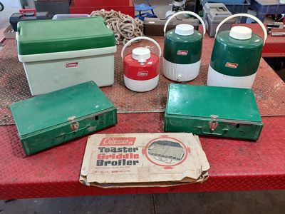 Coleman camping items. $25 ea.