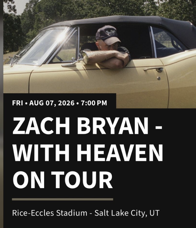 Zach Bryan-2 Tickets-Salt Lake City