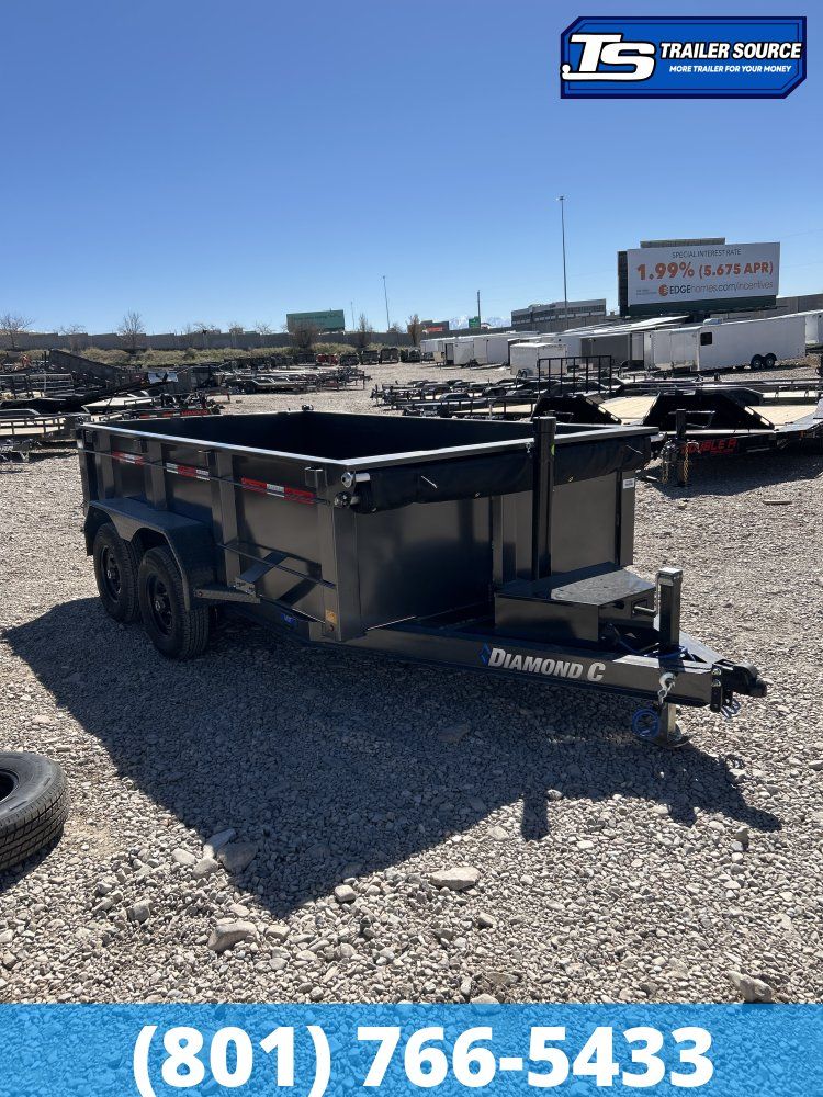 Diamond C MDT 206 6.5x12 ft Dump Trailer 32" Sides 10K GVWR