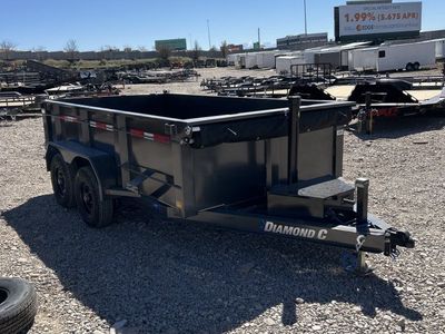 Diamond C MDT 206 6.5x12 ft Dump Trailer 32" Sides 10K GVWR