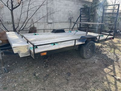 6x12 Trailer With Build On Ramps