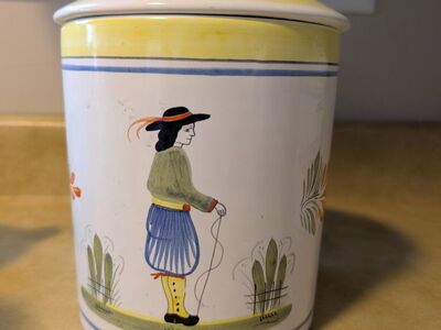 Vintage ceramic canisters