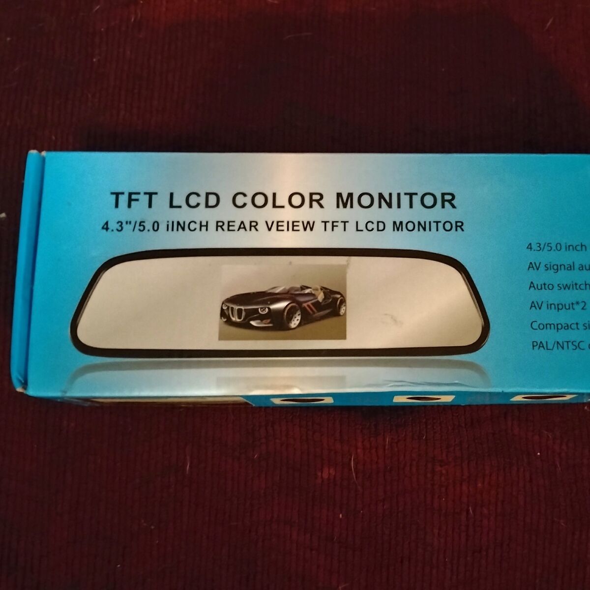 tft color rear view color mirror