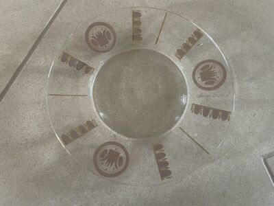 Vintage Mid-Century Georges Briard Glass Plate