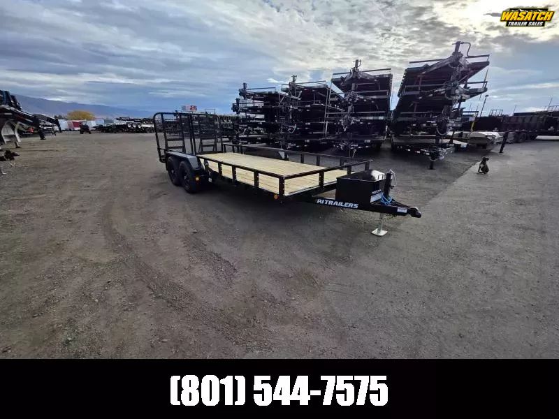 2026 PJ Trailers 7X18 UL with HD Split Gate Utilit
