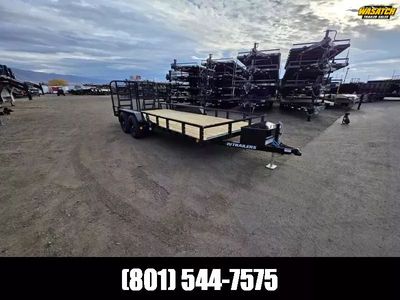 2026 PJ Trailers 7X18 UL with HD Split Gate Utilit