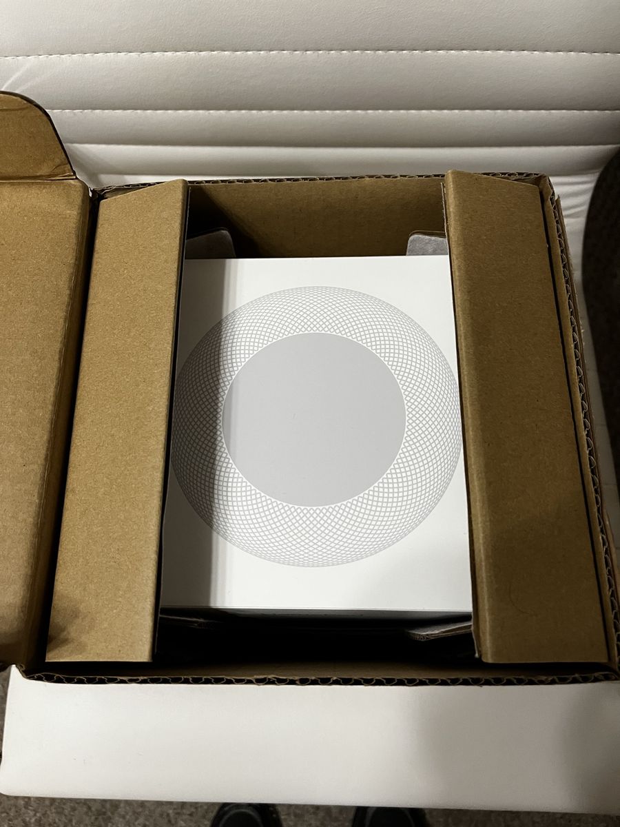 HomePod 1gen White Factory Sealed A-care+ eligible