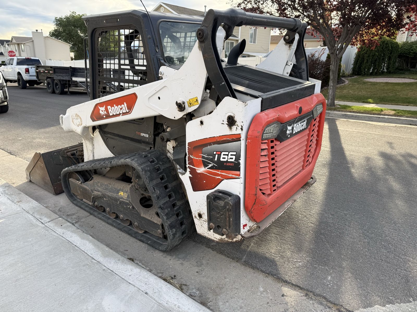 Bobcat T66 Skid-Steer Loader with Two-Speed Track, Good Condition