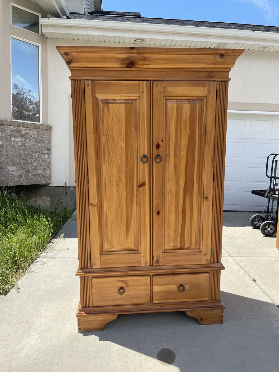 Solid Wardrobe Armoire