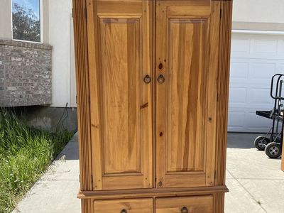Solid Wardrobe Armoire