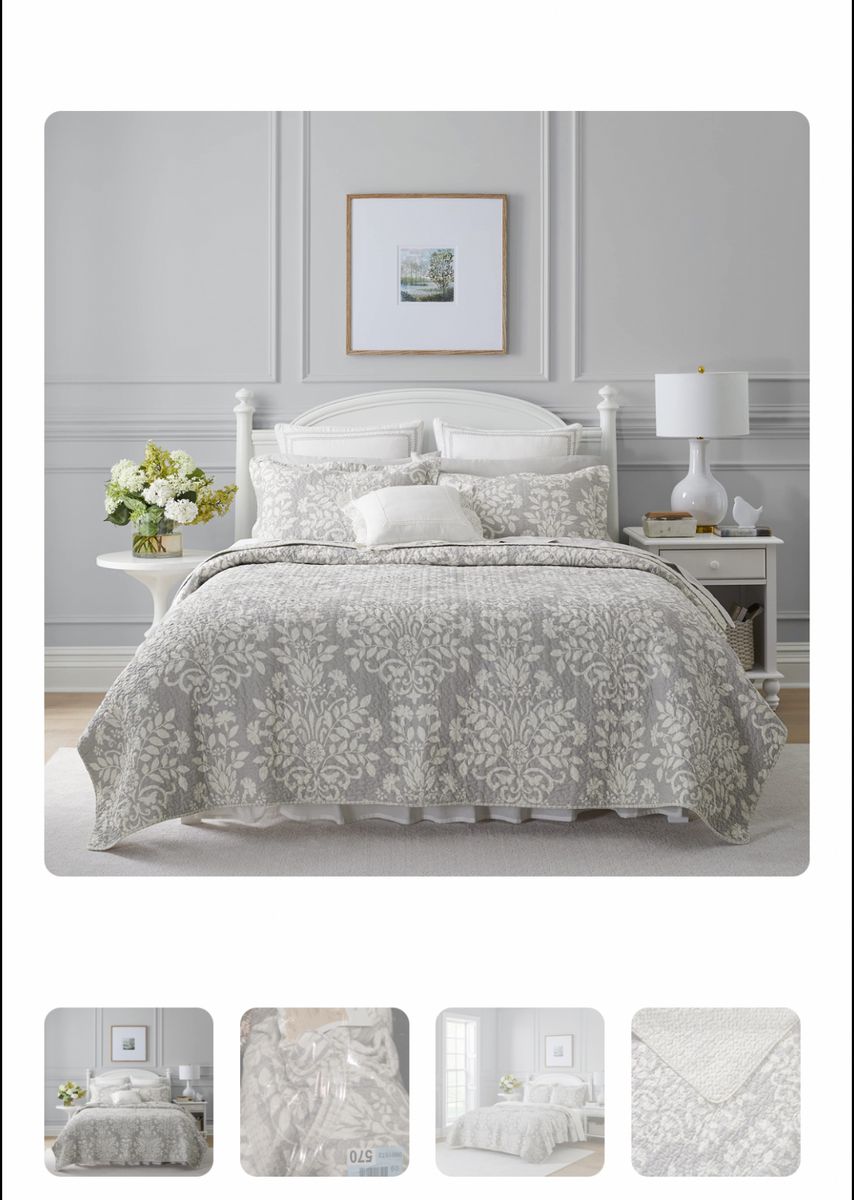 Two. Reversible quilt comforter