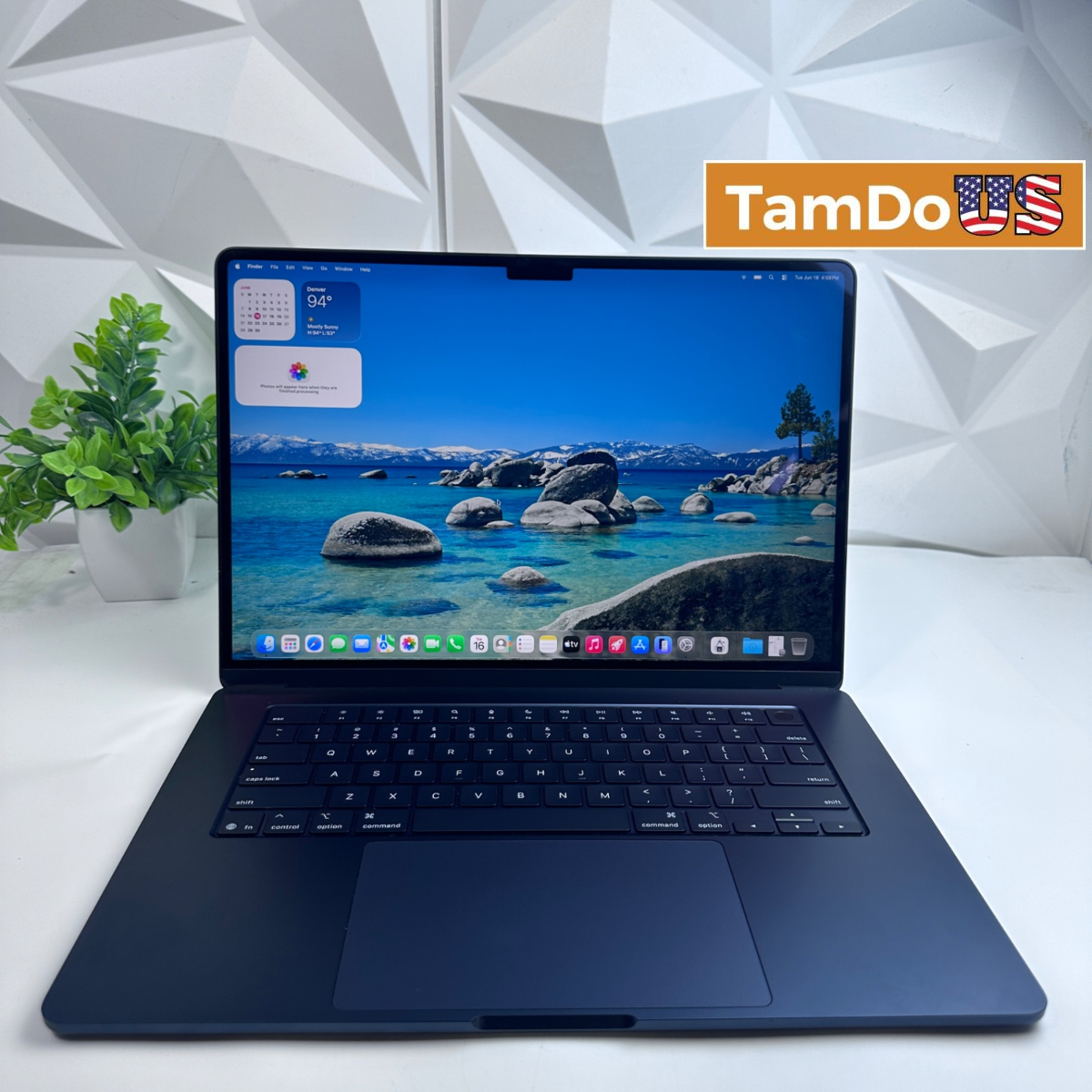 MacBook Air (15-inch, M4, 2025) 10-Core GPU, 16GB, 256GB SSD, Midnight