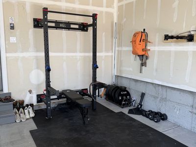BRAND NEW IN BOX Homegrown Lifting HGL Wall Mounted Foldable Squat Rack