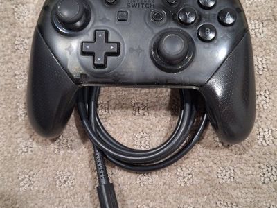 Nintendo Switch Pro Controller - Black, includes USB-C Cable