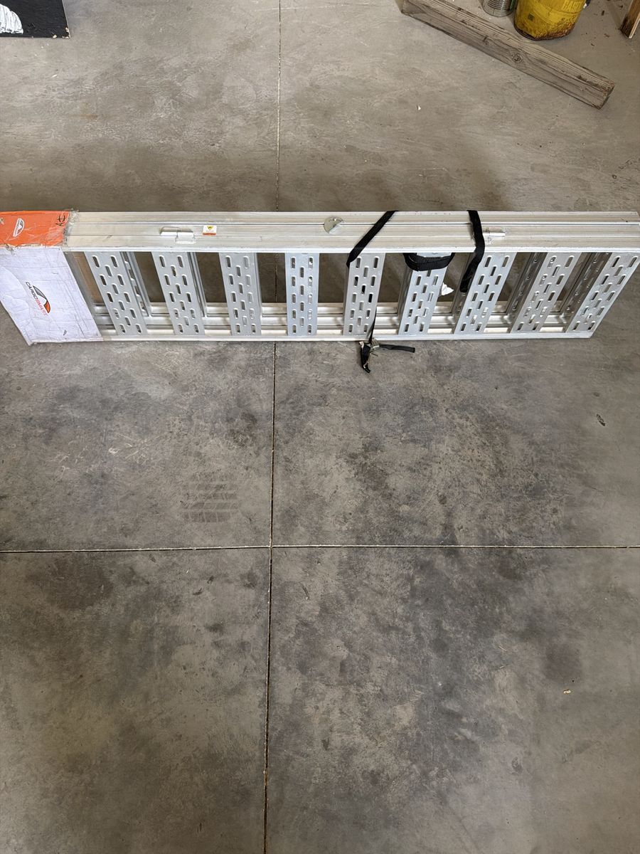 CargoSmart Aluminum Folding Arch Ramp - Lightweight, Portable, and Durable Loading Ramp