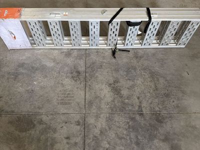 CargoSmart Aluminum Folding Arch Ramp - Lightweight, Portable, and Durable Loading Ramp