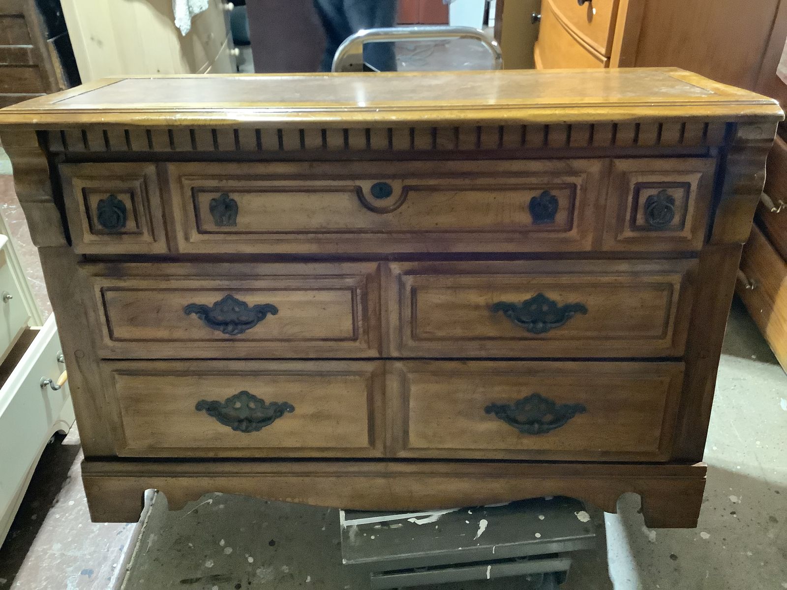 All Wood 3 Drawer Dresser