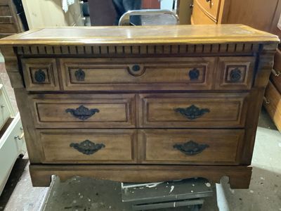 All Wood 3 Drawer Dresser