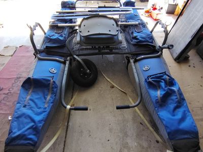 Outfitters 300 Pontoon Fishing Boat