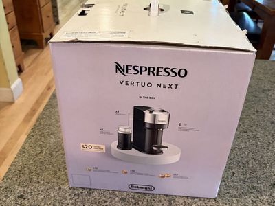 Nespresso Vertuo Next Barista Coffee Kit by De'Longhi - New in Box