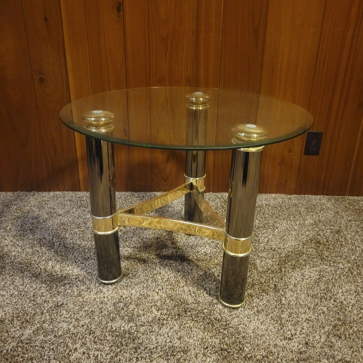 Circular end table