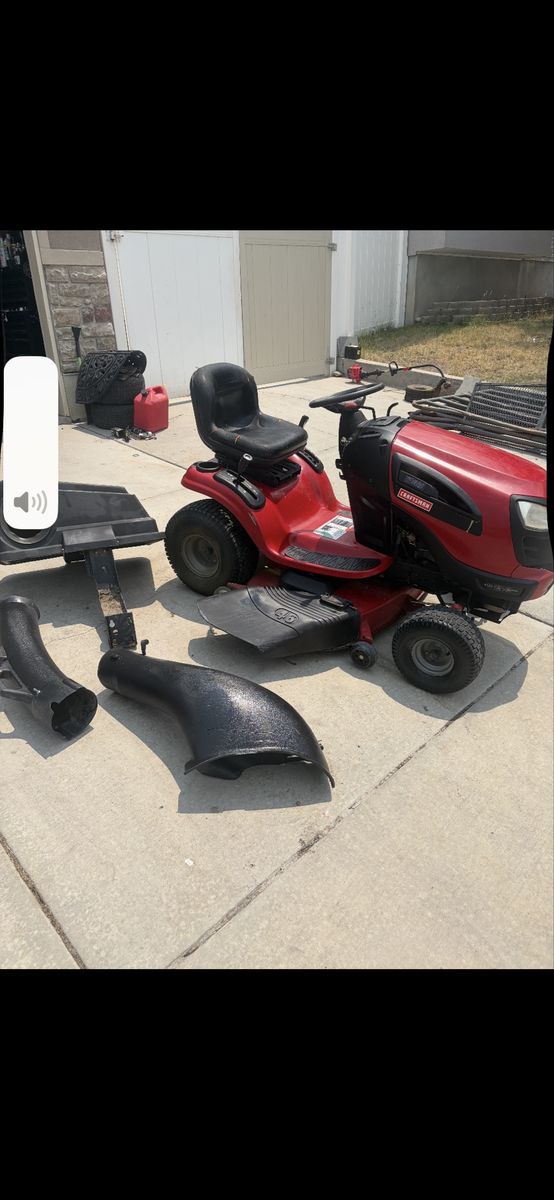 Craftsman riding mower with bagging system