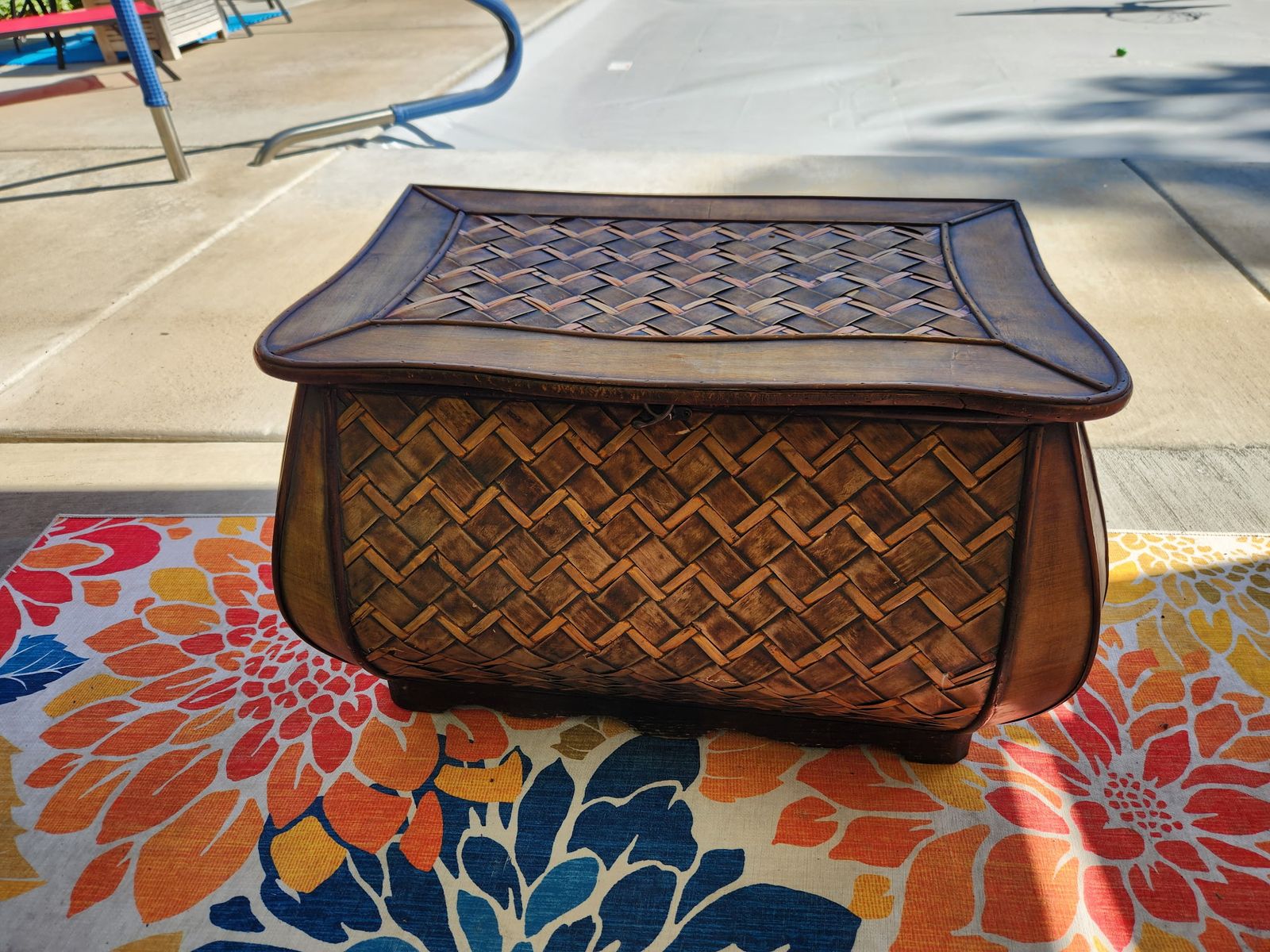 Rattan Blanket Chest