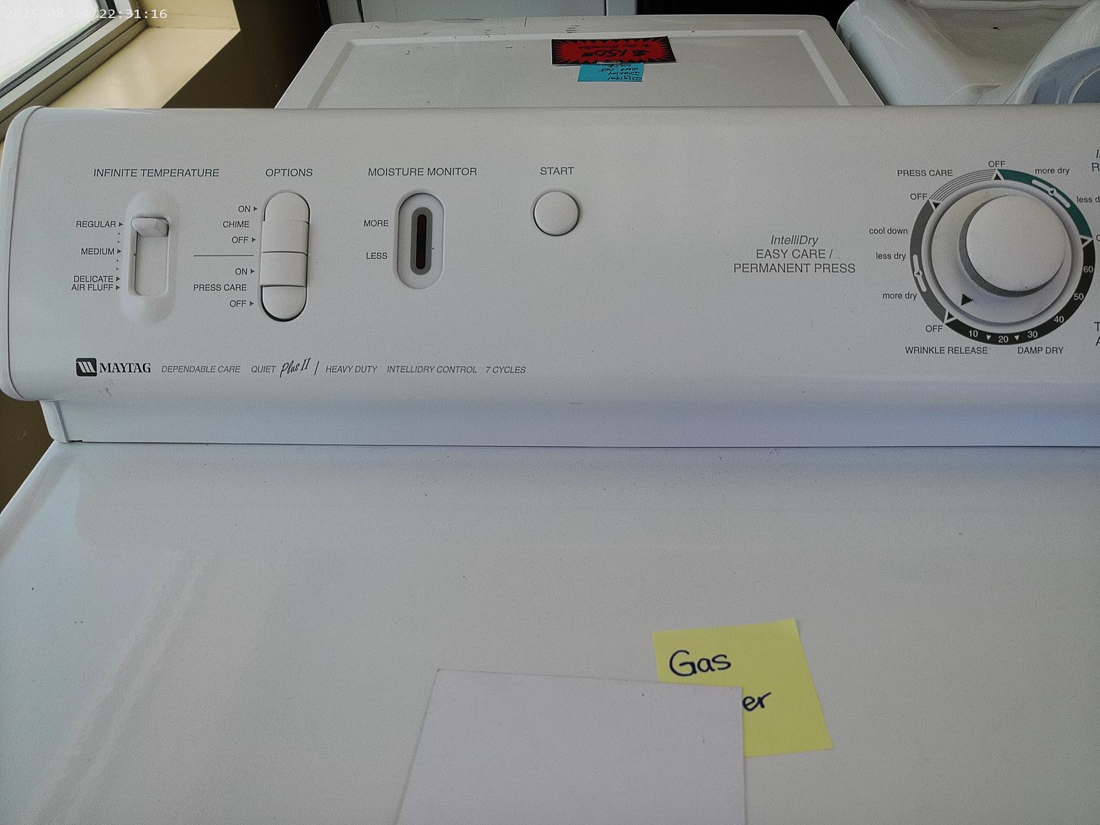 Heavy Duty Maytag GAS Dryer~90 Day guarantee
