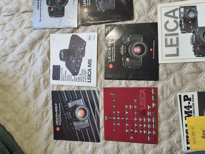 vintage Leica books and brochure