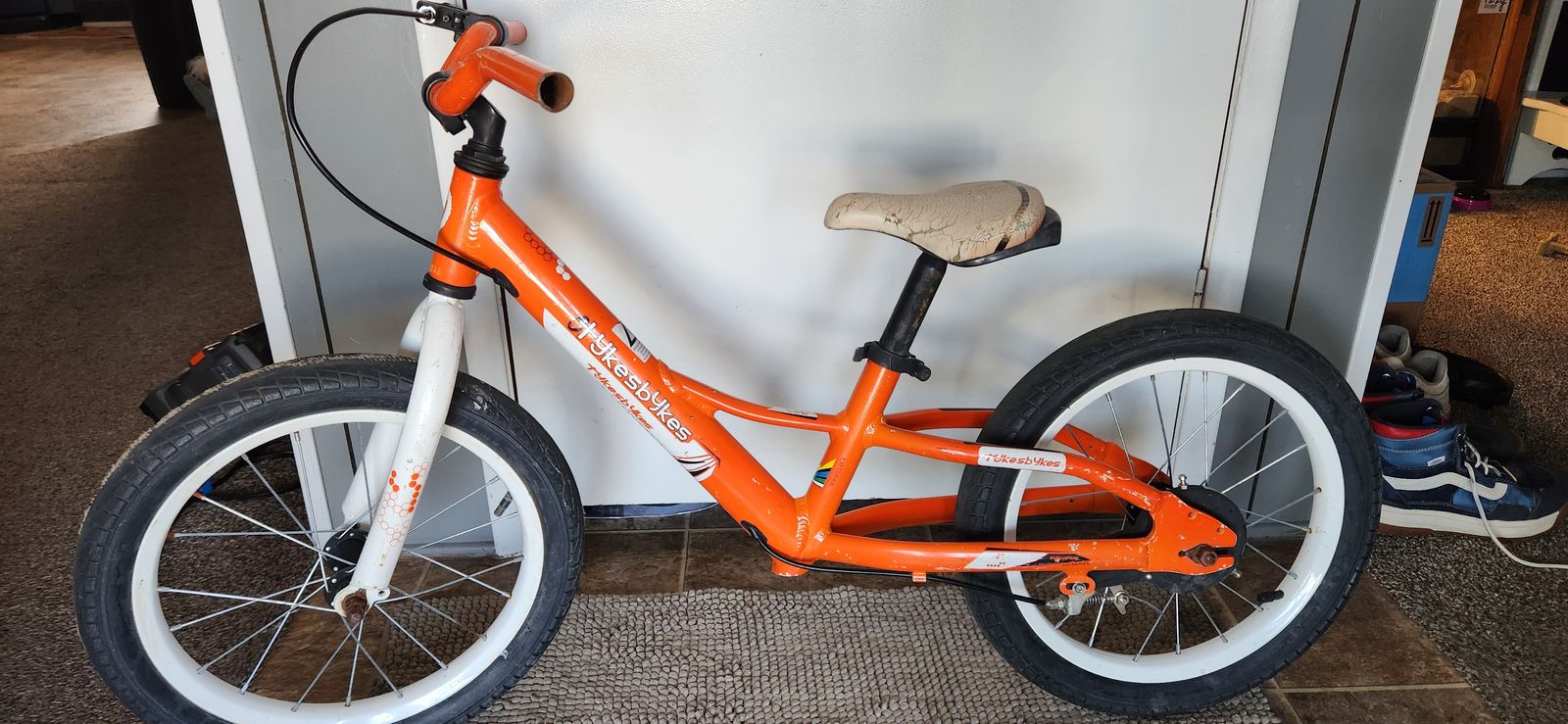 kids balance bike  a 16-inch model from TykesBykes