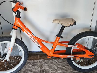 kids balance bike a 16-inch model from TykesBykes