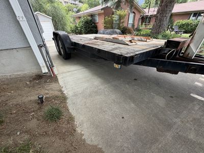 16x6.5 heavy duty flatbed trailer