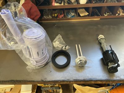 Dual flush valve for toilet