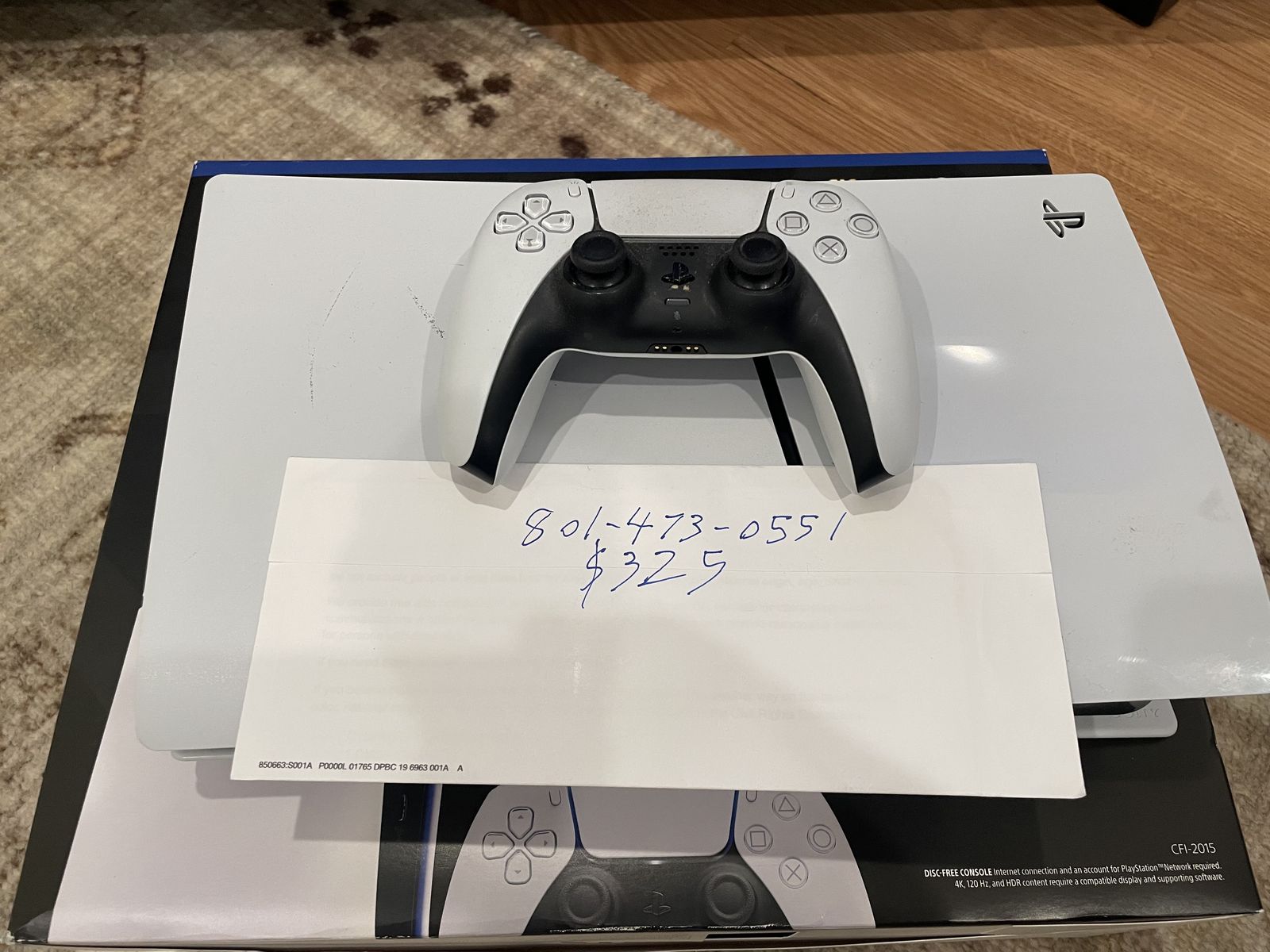 PlayStation 5 1TB digital edition with controller