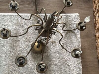 Vintage Brass Chandelier