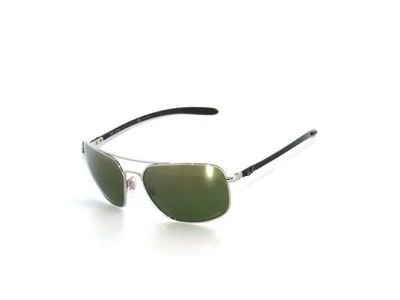 Ray Ban Silver Green Mirror Polarized sunglasses