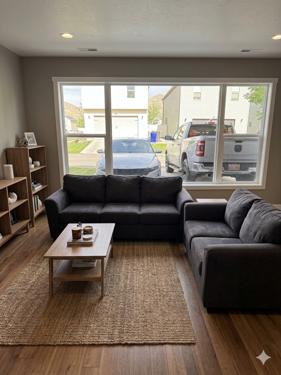 Sofie Grey Sofa & Loveseat Set