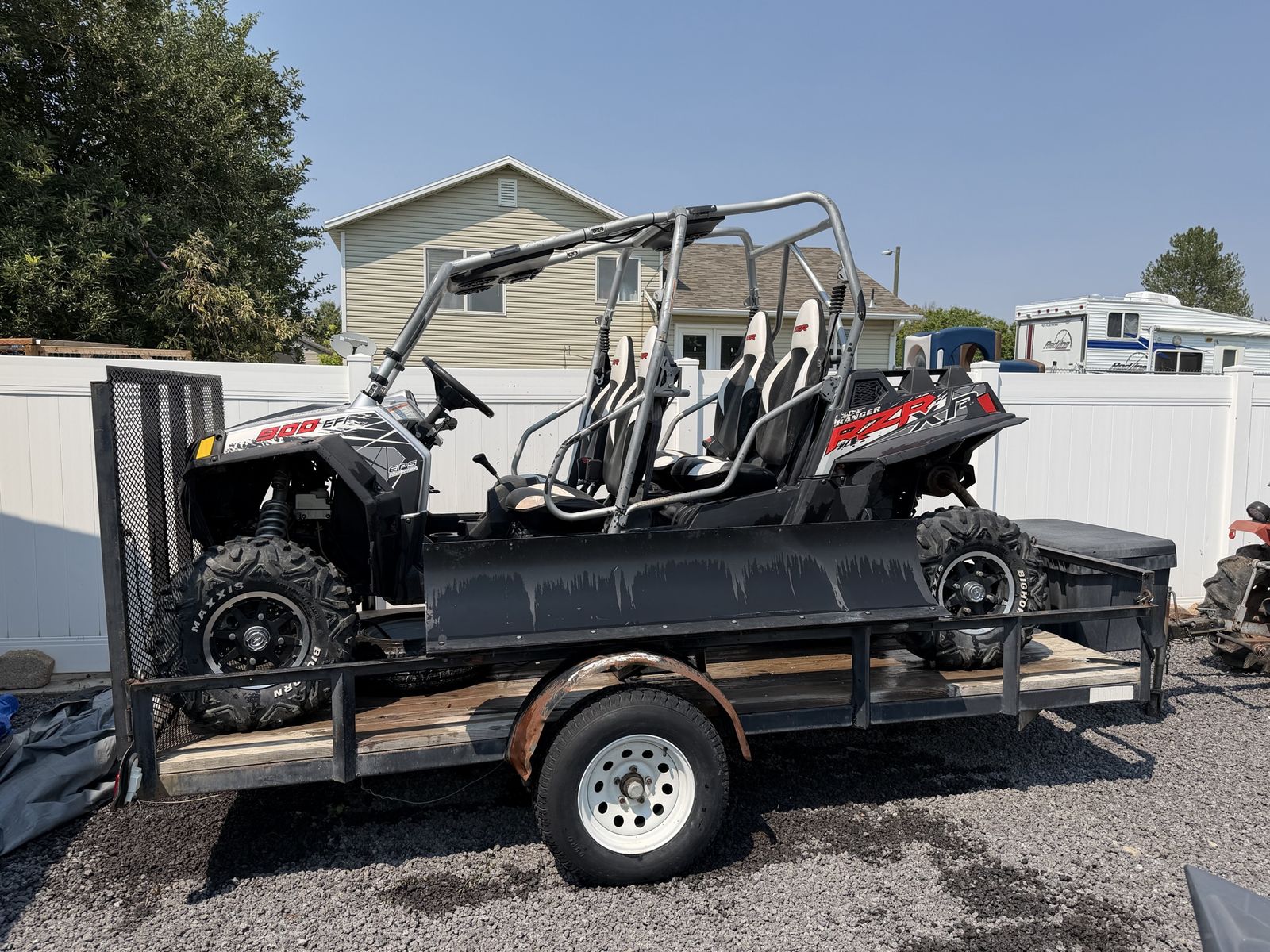 2014 Polaris RZR XP 900 Package - Includes Trailer & Snow Plow